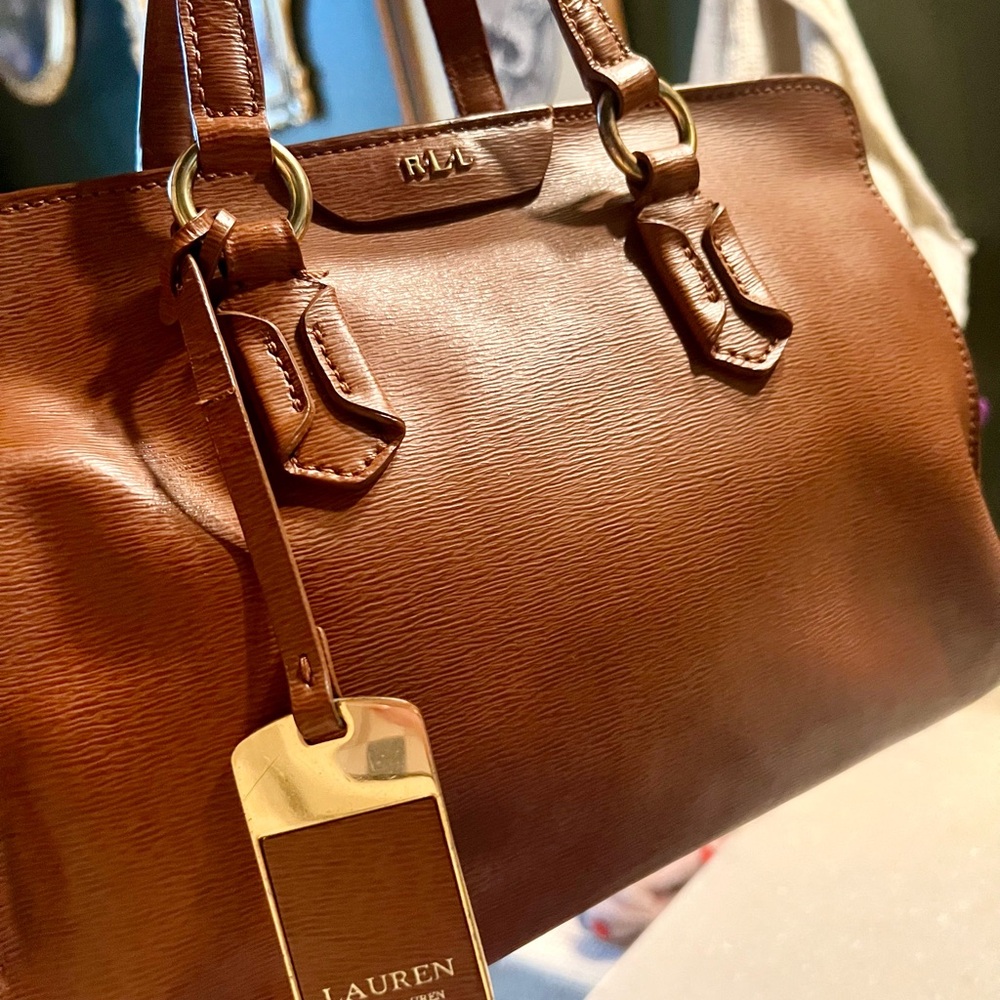 Ralph Lauren Leather Classic handbag (no satchel strap included)